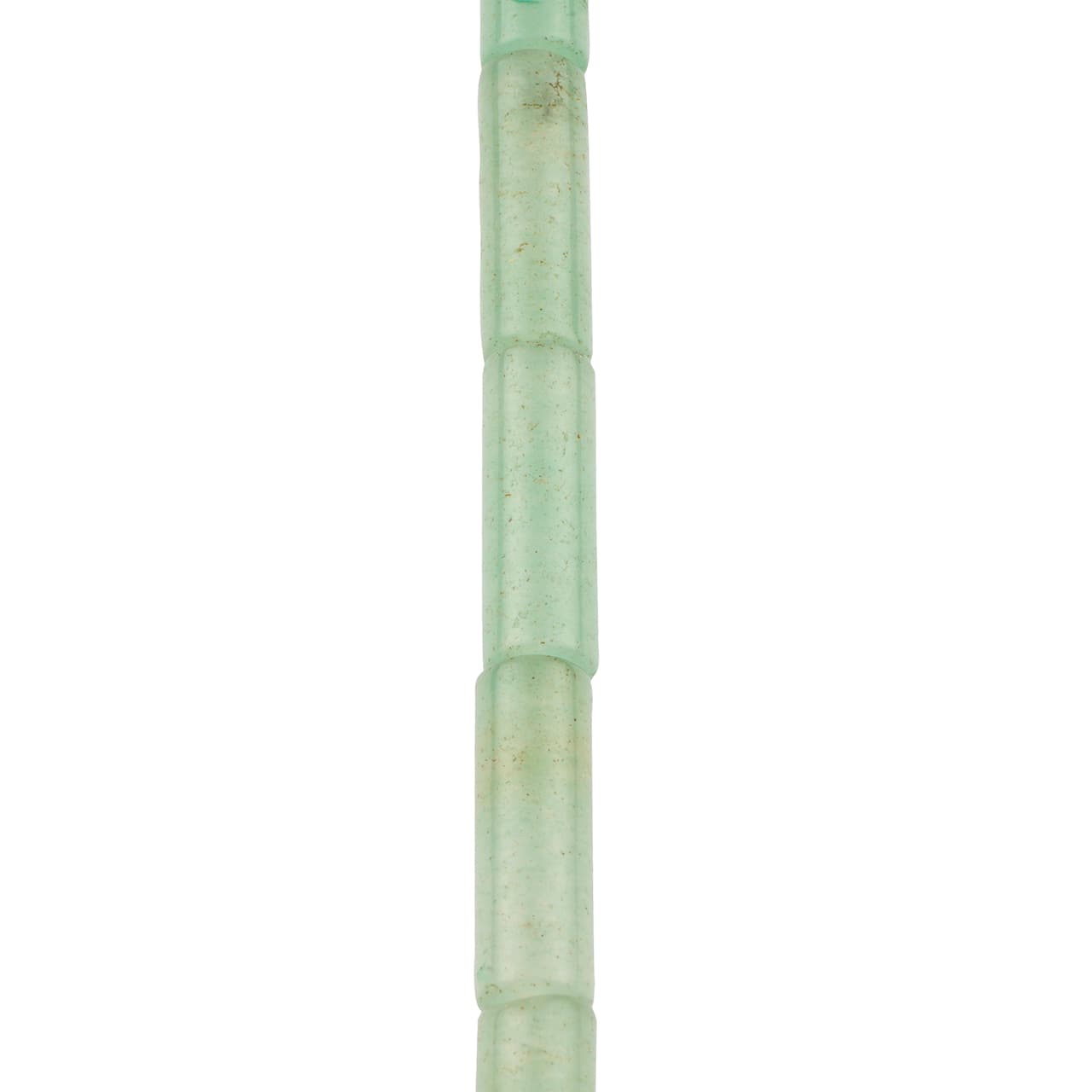 12 Pack: Green Aventurine Tube Beads, 13mm by Bead Landing™